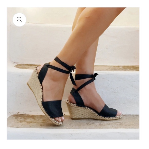 “Maslinda Designs” Size 36 Ankle Wrap Wedge - Picture 9 of 10